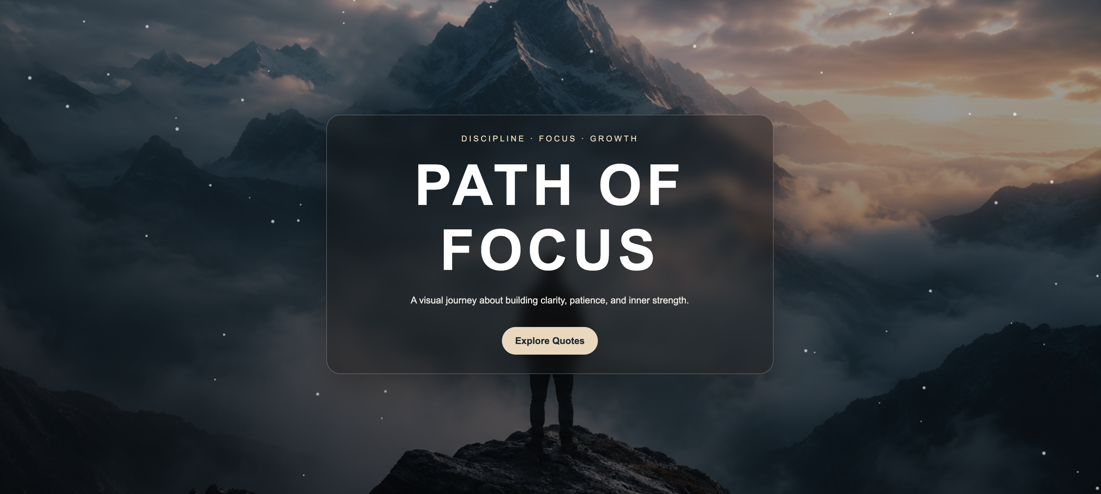 Parallax Path of Focus project screenshot